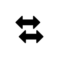 Elevator Up and Down Arrows Icon – Minimal Line Vector Symbol