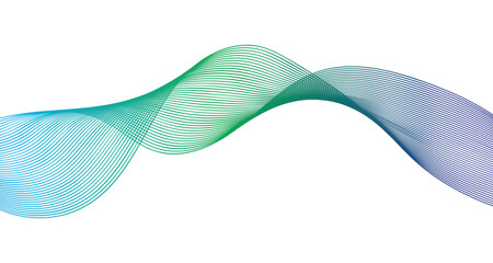 thin line abstract flow background, modern minimalist vector wave pattern with smooth curves and gradient lines, futuristic dynamic design element for banner, poster, wallpaper, or presentation
