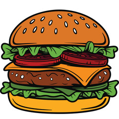 burger vector design.