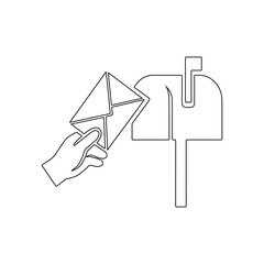 Vector illustration of arrow and musical notes on abstract music background