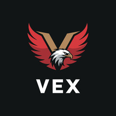 Obraz premium eagle with wings vector