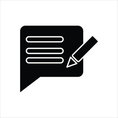 feedback icons. simple solid vector