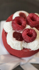 pâtisserie aux framboises