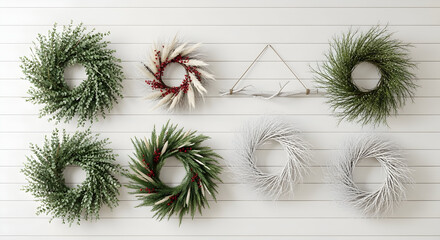  Close-Up View of Individual Wreath Textures