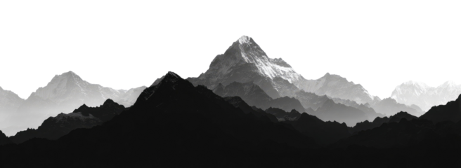 Monochrome mountain range (1)