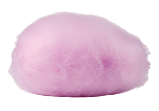 Fluffy pink cotton candy cloud sweet treat delight