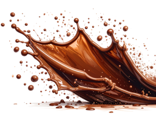 Glowing studio strobe light transparent background - Firefly_PNG Chocolate Splash refreshment splattered. png cut out element set 