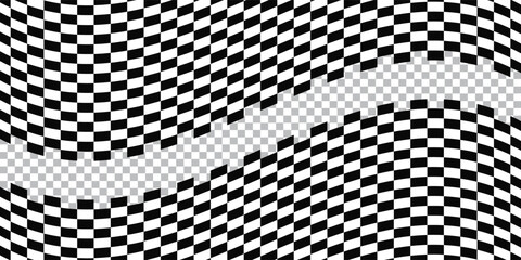 Naklejka premium checkered flag background. race flag design.