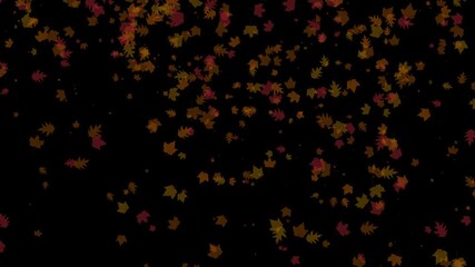 Abstract background with scattered red and yellow dots on a black surface. - Powered by Adobe