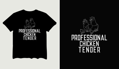 Professional chicken tender t-shirt design for t-shirt quotes or poster svg printable cut file