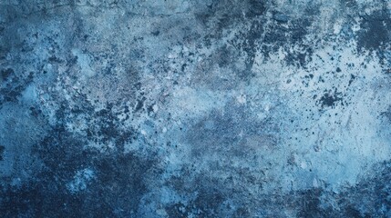 Cool blue tones grunge texture for creative backgrounds and editorial layouts