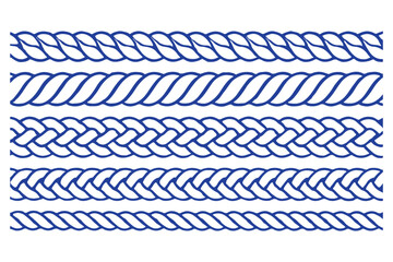 rope brush pattern. Thread pattern seamless . rope vector illustration on white background
