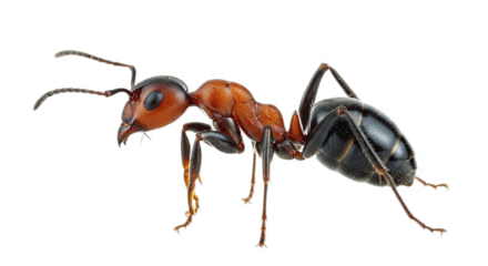 ant isolated on white background