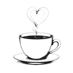 Simple Artistic Coffee Mug Illustration