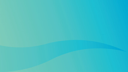 Azure Serenity: A gentle gradient of cool aqua and serene teal creates a calming and minimalist design with soft flowing waves, ideal for conveying tranquility and elegance.