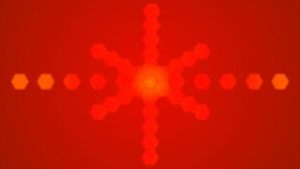 Abstract Red Star Design: A captivating and vibrant red star pattern, radiating outward from a central point, forming an eye-catching design. 