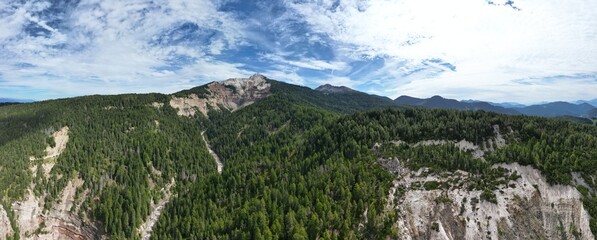 Das Wei&szlig;horn am bei Aldein in S&uuml;dtirol, Panorama
