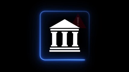  glowing Concept of phishing scam, email fraud, and online security. cybersecurity risks to protect digital identity from hacker. warning message, cyber threat monitoring, digital security .4k video - Powered by Adobe