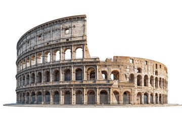 Fototapeta premium Ancient Roman Colosseum, full shot