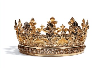 Ornate gold crown with jewels