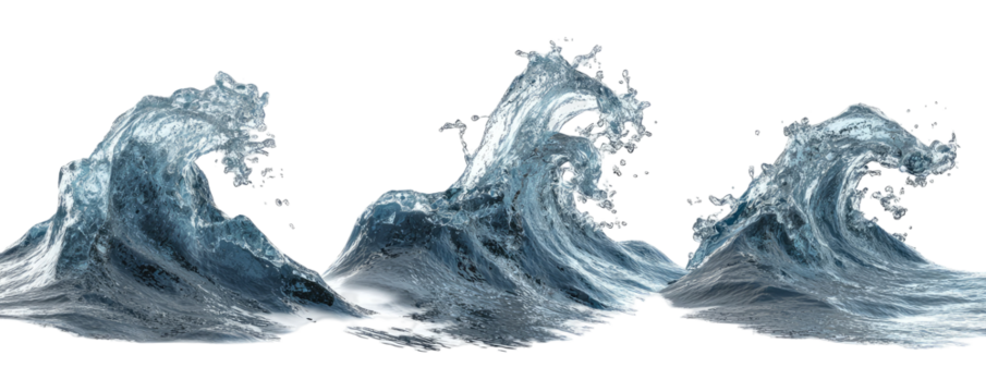 Powerful ocean waves crashing (7)