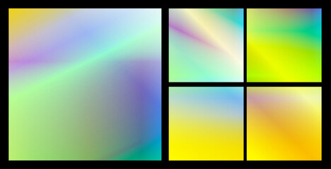 Fototapeta premium Abstract background in pastel colors. Light green, yellow vector gradient blur background. Colorful gradient abstract illustration in blur style 