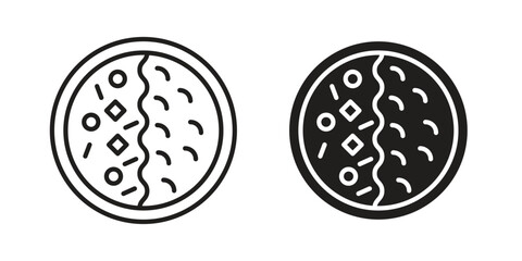 Fototapeta premium Kare raisu icon in simple modern vector format. EPS icon pack