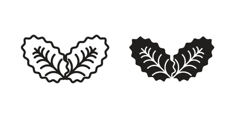 Lettuce icon in simple modern vector format. EPS icon pack