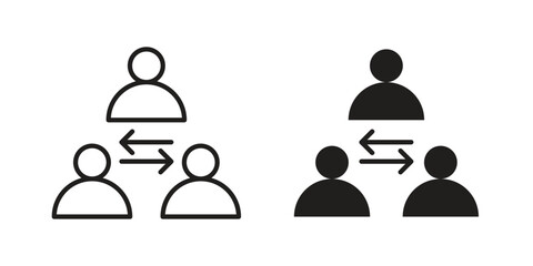 Mediator icon in simple modern vector format. EPS icon pack