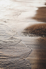 beach holiday, sunset at the sea, sea, beach