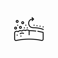 skin cleaning icon sign vector