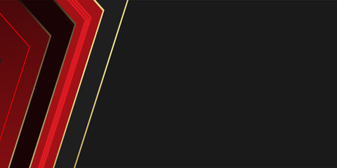 Black and red geometric abstract vector background with copy space eps 10.