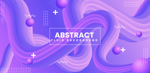 3d flow lines fluid abstract background. Glossy curves with galaxy glow and fantasy colors for modern presentation and creative design.