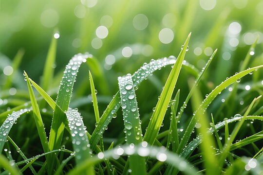 dew on grass