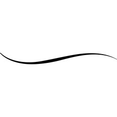 Simple Calligraphic Underline Swish Separator