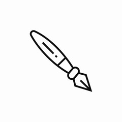 ink pen icon sign vector