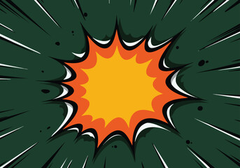 Dynamic comic book style burst background illustration for impactful designs and energetic visual effects and expressive graphic elements