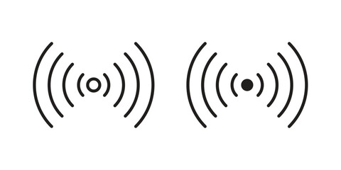 Sensor icon in simple modern vector format. EPS icon pack