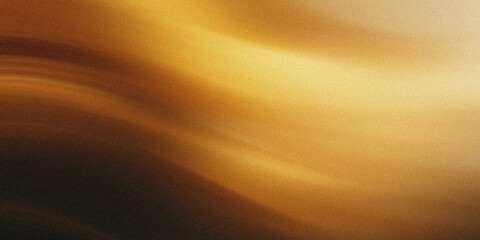 Abstract golden swirls of light and shadow