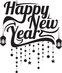 Happy new year design