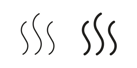 Obraz premium Smoke icon in simple modern vector format. EPS icon pack