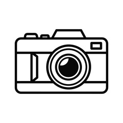 Outline of a vintage camera