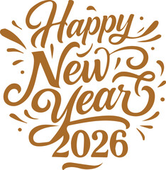 vector illustration of a happy new year