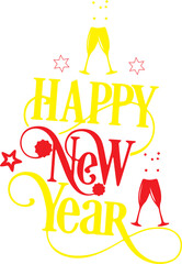 happy new year sale poster