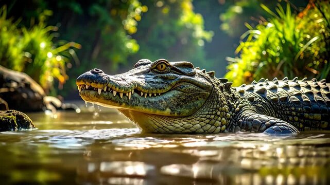 Crocodile in the Water - A Detailed Look at the Reptile.