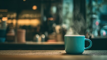 Coffee being brewed in a cozy cafe setting