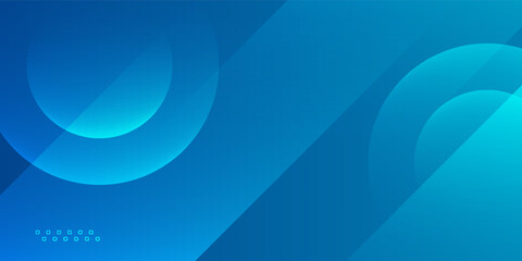 Modern Abstract Blue Geometric Background