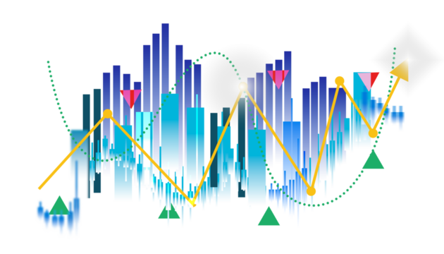 stock market IPO mutual fund ETF investment and trading growth graph. stock market business analysis graph and financial chart on transarent background png file type