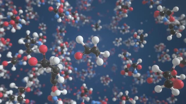 Glowing molecular structure floating in dark space intricate connections and bonds forming a futuristic science concept chemistry technology or digital visualization of molecules - Powered by Adobe