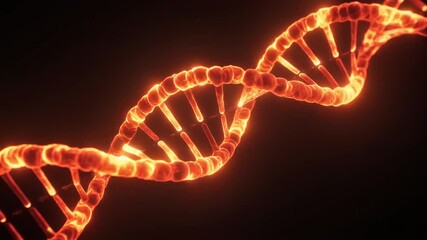 Photorealistic DNA double helix glowing with blue and silver light symbolizing genetics biotechnology evolution and the intricate beauty of life’s molecular code - Powered by Adobe